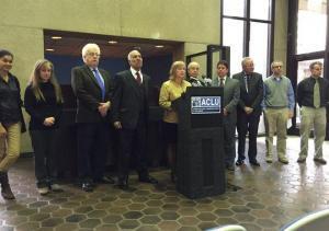 John at ACLU press conference
